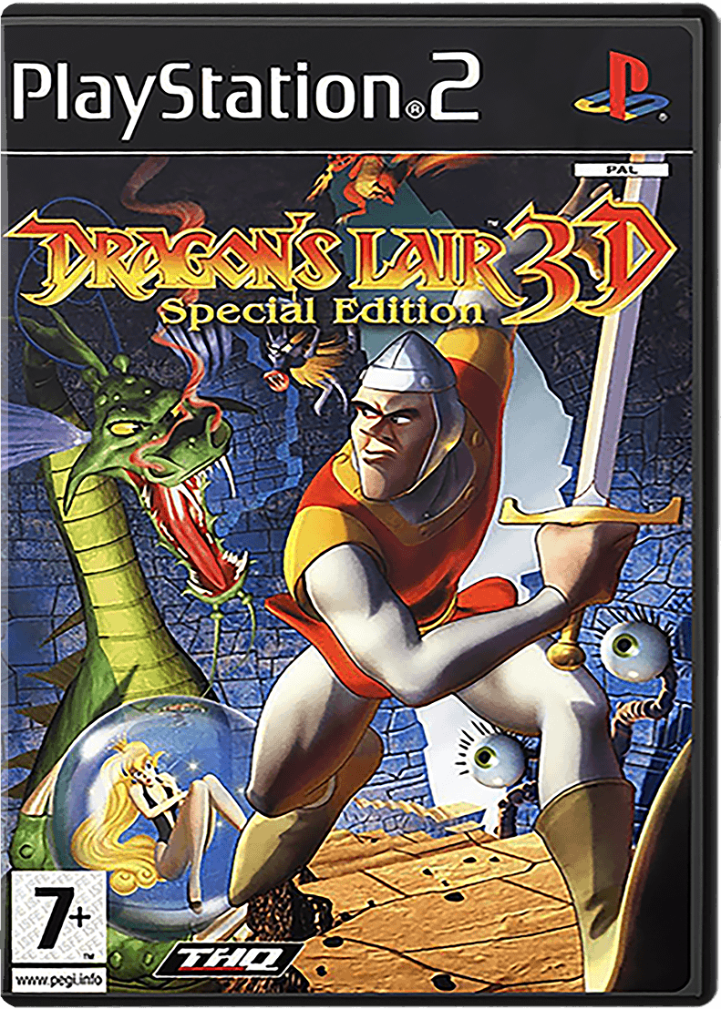 Dragon's Lair 2 Time Warp box art for Playstation 2